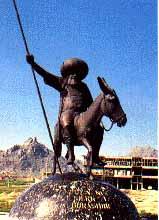 The Picture of the Statue of Nasraddin Hodja