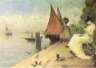 A Painting of Fausto Zonaro