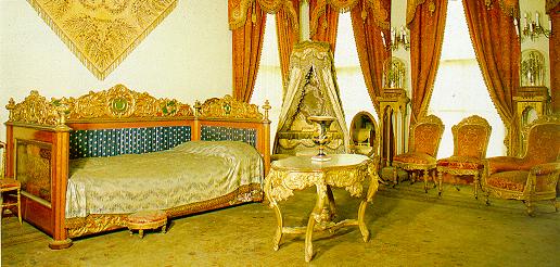 An interior of Dolmabahçe Palace