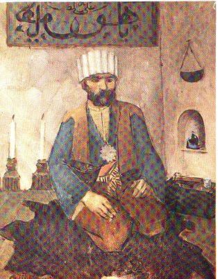İbrahim Çallı,"Bektashi Sheikh", oil on canvas, 65cmx75cm